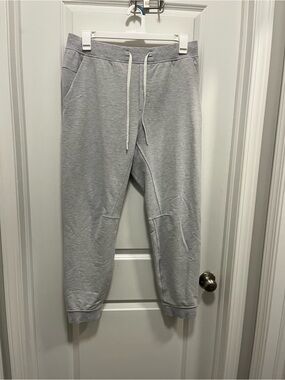 Lululemon Men's Jogger Light Heather Gray Circle Dot XL EUC